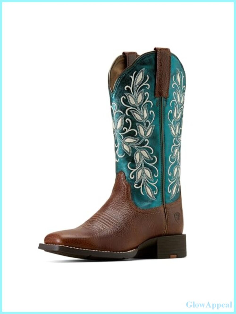 ARIAT Western Boot Wide Square Toe Faux Leather Knee-High Equestrian
